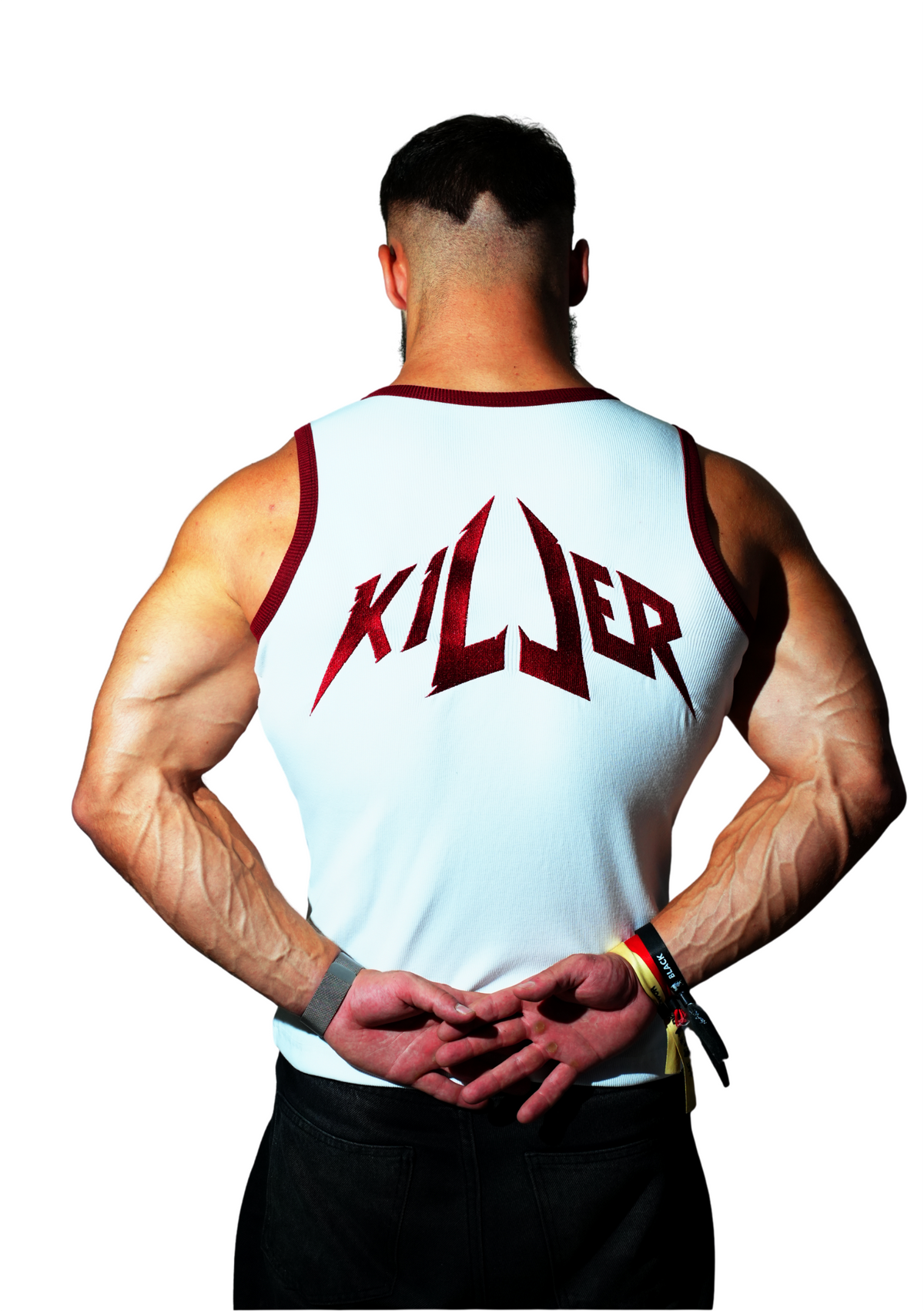KILLER Tank Top - White / Black