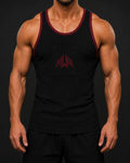 KILLER Tank Top - Black / Carmine Red